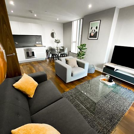 The Panda - Modern 2 Bedroom Apt In Manchester City Centre Esterno foto