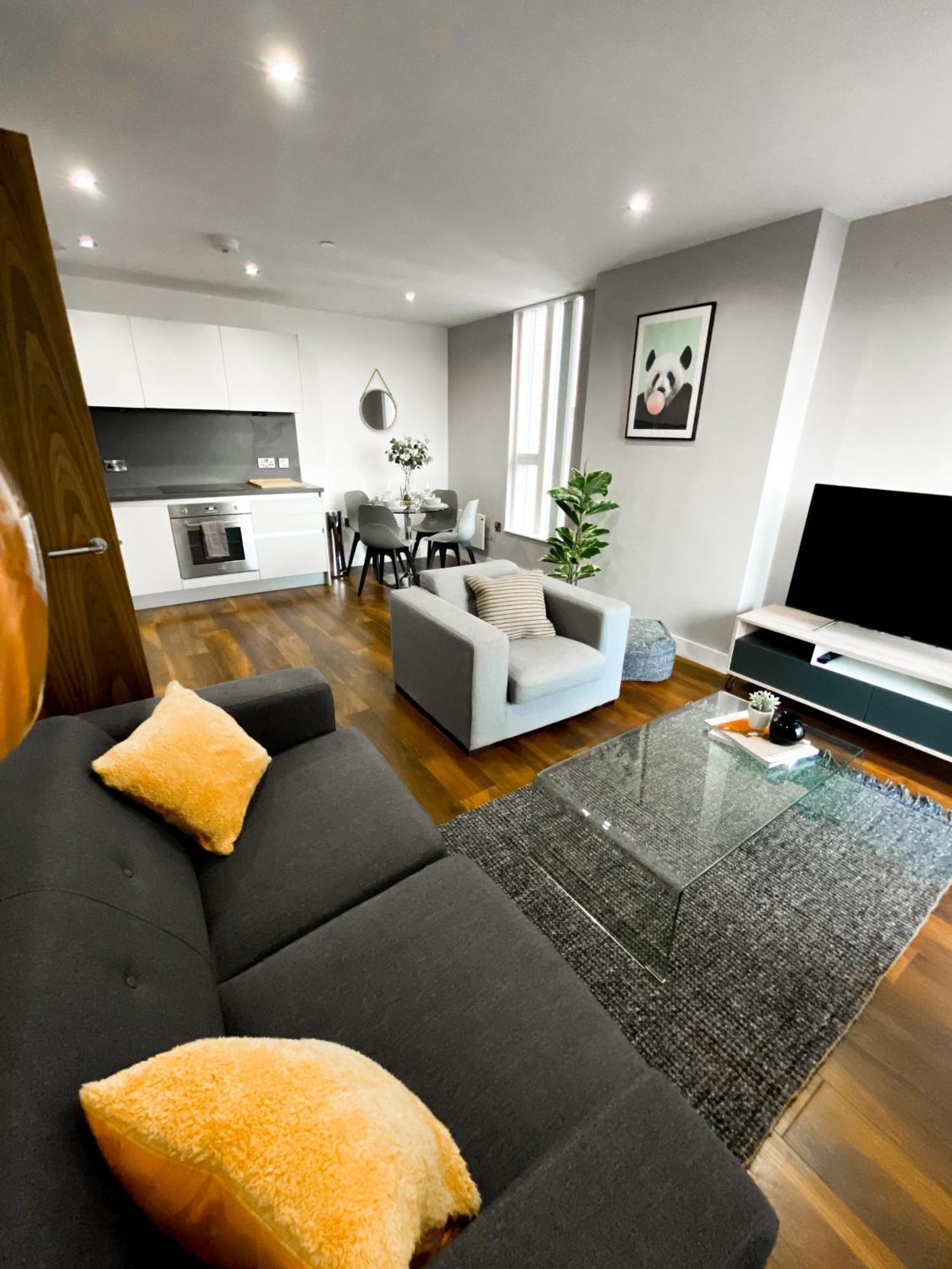 The Panda - Modern 2 Bedroom Apt In Manchester City Centre Esterno foto